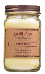 PINEAPPLE 16 oz (reusable) Large Jar Candle