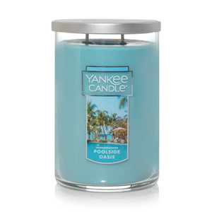 POOLSIDE OASIS Large Jar Tumbler Candle by Yankee Candle