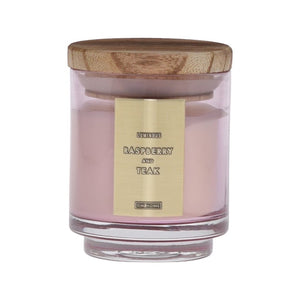 LUMINOUS RASPBERRY AND TEAK Medium Jar Candle by DW Home