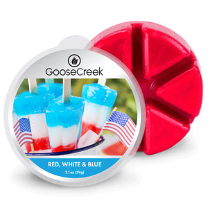 RED, WHITE & BLUE 6-Piece Wax Melt by Goose Creek Candle Company