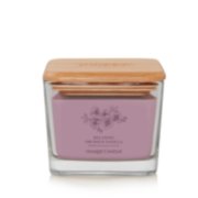 RELAXING ORCHID & VANILLA Medium Square Candle from Yankee Candle's Well Living Collection