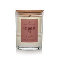 ROSEWOOD FIG Medium Jar Candle from Chesapeake Bay's Minimalist Collection