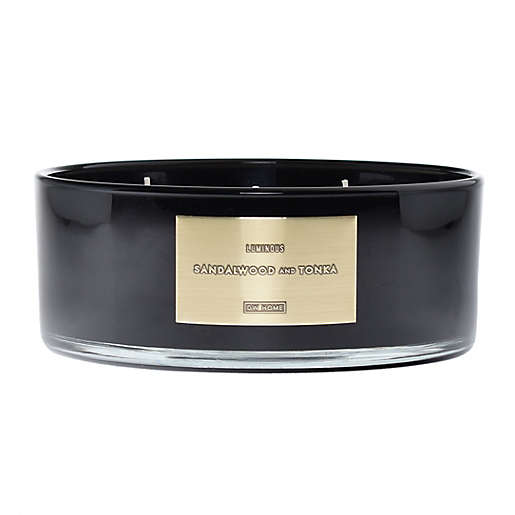 LUMINOUS SANDALWOOD AND TONKA 5-wick Extra-Large Dish Candle by DW Home