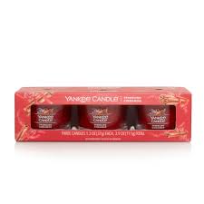 SPARKLING CINNAMON 3 set of MINI'S by Yankee Candle