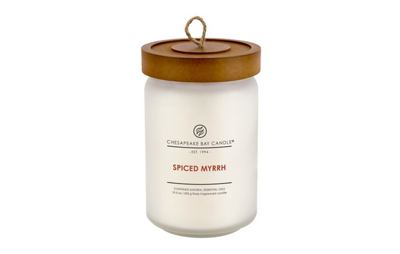 SPICED MYRRH Large Jar Candle from Chesapeake Bay's Heritage Collection