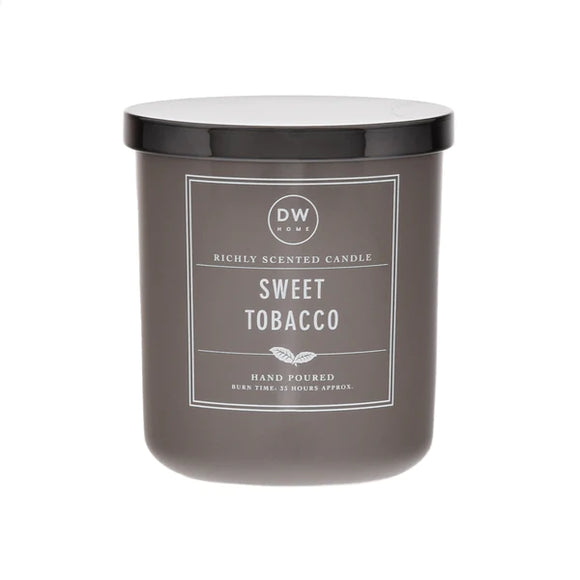 SWEET TOBACCO Medium Single Wick Jar Candle by DW Home