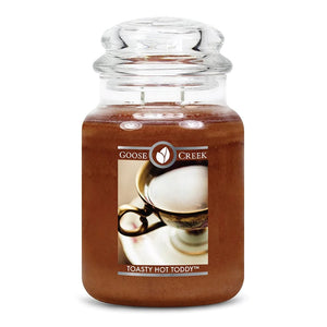 TOASTY HOT TODDY Large Jar Candle by Goose Creek Candle Company