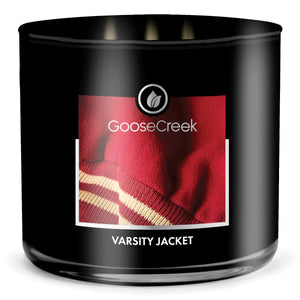 VARSITY JACKET Large 3-Wick Candle by Goose Creek Candle Company