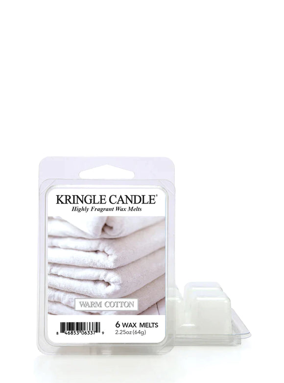 WARM COTTON 6-Piece Wax Melts from Kringle Candle's Country Candle Collection