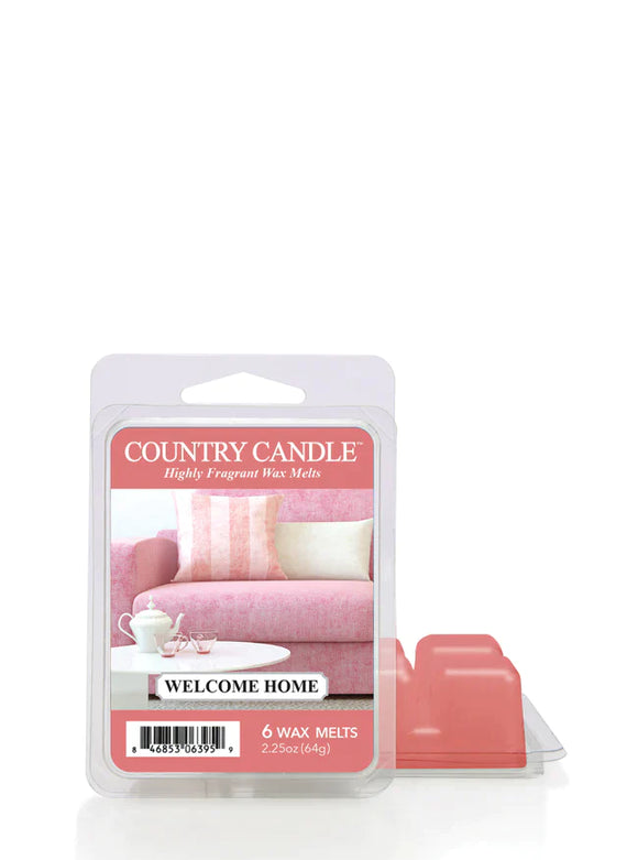 WELCOME HOME 6-Piece Wax Melts from Kringle Candle Company's Country Candle Collection