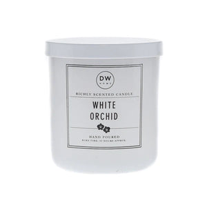 WHITE ORCHID Medium Jar Candle by DW Home