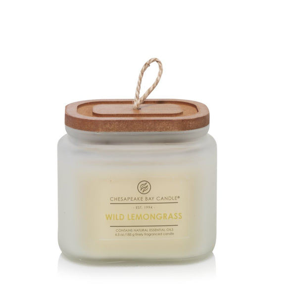 WILD LEMONGRASS Small Jar Candle by Chesapeake Bay