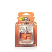 SPICED PUMPKIN, APPLE PUMPKIN AND AUTUMN WREATH .96 oz Car Jar Freshener Variety 3-PACK by Yankee Candle