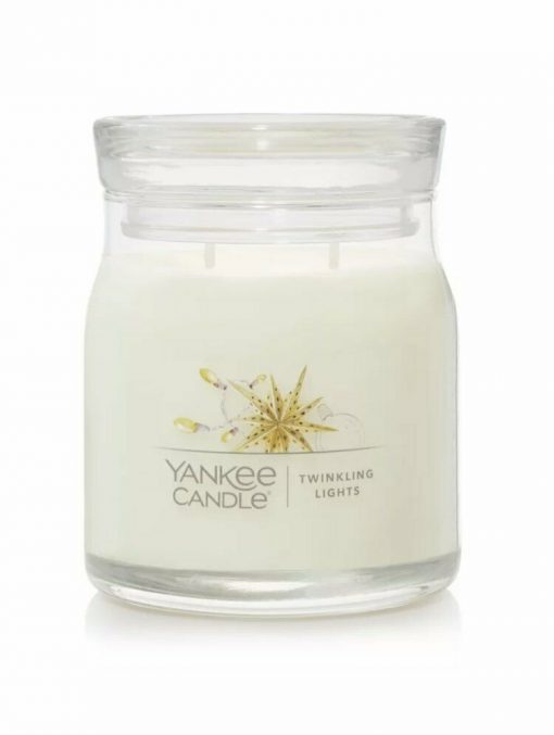 TWINKLING LIGHTS Signature Medium Jar Candle by Yankee Candle